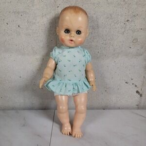 Vintage Vogue Ginny Baby Doll 11" Drink-Wet-Sleep Eyes 1960s w/Molded Hair